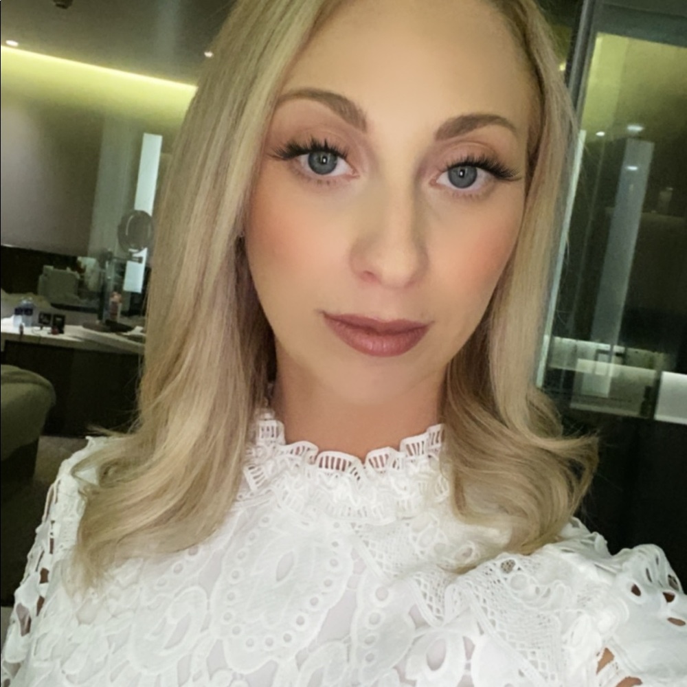 White Lace Ruffle Dress - Picture 9 of 9